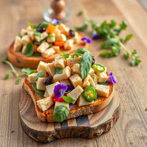 Best Chicken Salad Recipe - Danish Hønsesalat Smørrebrød